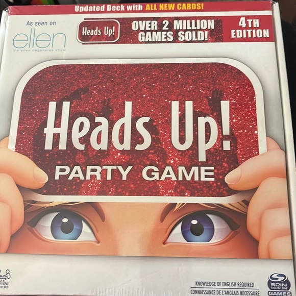 NEW Head’s Up Party Game 4th Edition, Word Guessing Board Game Ages 8+ (060) - Picture 1 of 4